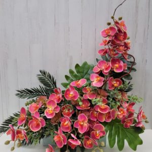 Jardinera Difuntos Orquidea mini rosa (Todos los Santos)